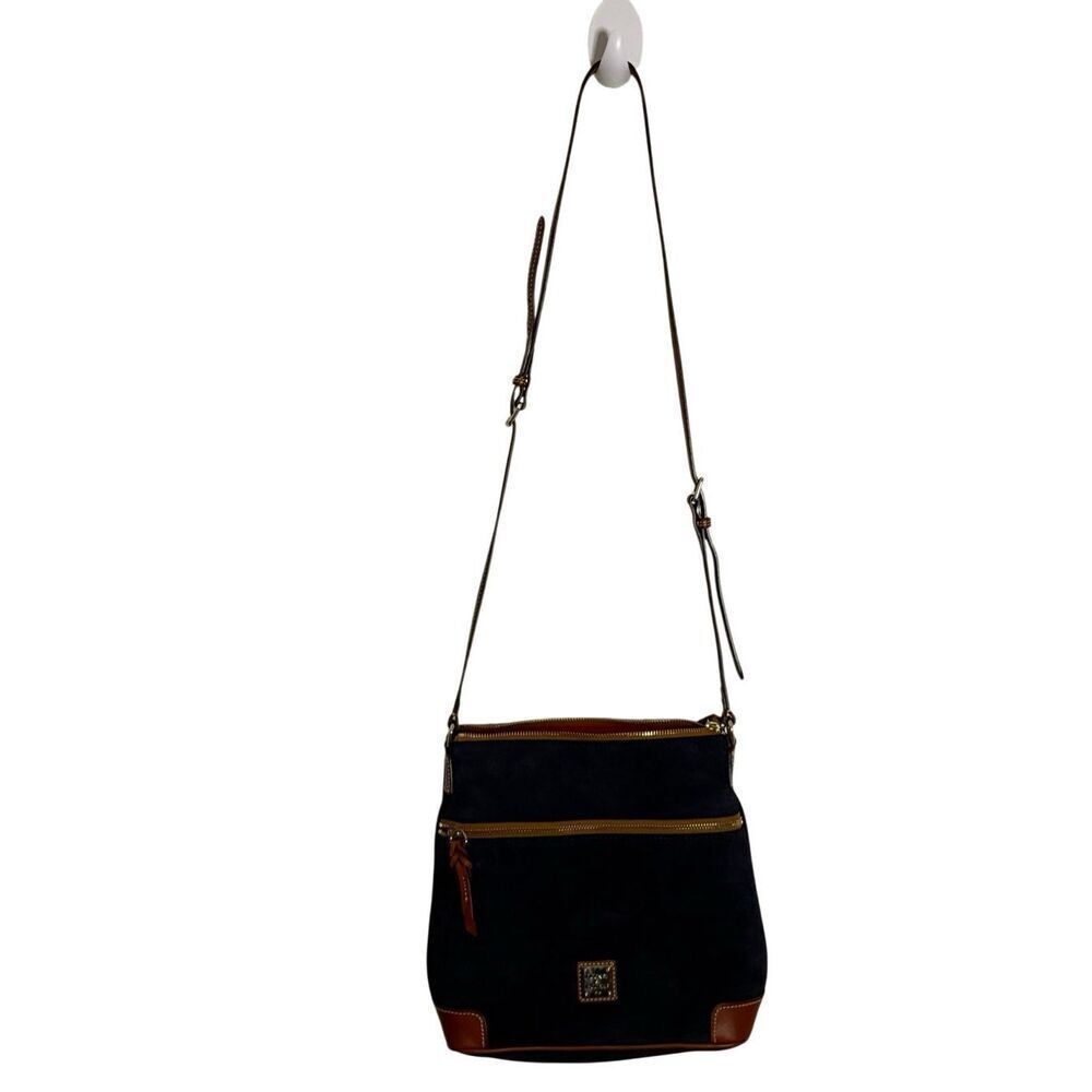 NWT Dooney & Bourke Suede Zip Crossbody Purse